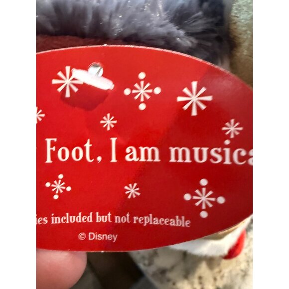 Disney Store Winnie The Pooh Eeyore Plush Musical Christmas Bean Bag 2005 Read - Picture 8 of 15